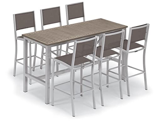 Oxford Garden Travira 72" Rectangular Bar Table - Tekwood Vintage #TOP5