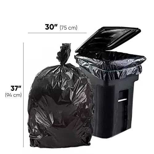 Image of Premium Recyclable Garbage Bags |Extra Large Size Dustbin Bag /Trash Bag - Black Dustbin Covers for Wet and Dry Waste (Pack of 4 Rolls) Total 60 Bags