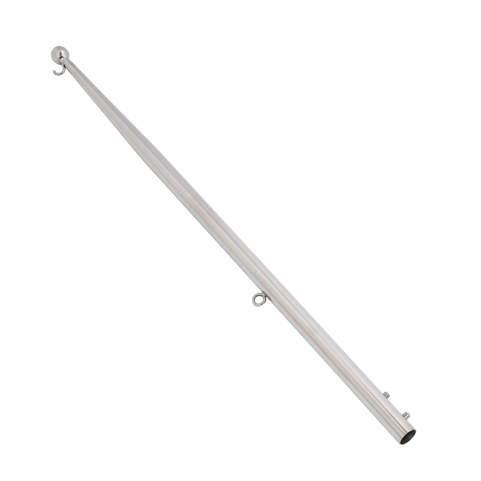Mât de drapeau de bateau en inox 316 premium pour haute vitesse sur yacht