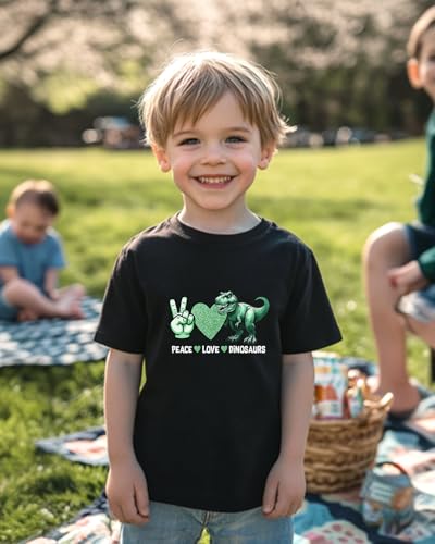 Toddler Dinosaur Shirts for Boys Gifts Little Kids Girls Dino Shirt Cartoon Graphic Tees T-Shirt Short Sleeve Clothes 2-8T2