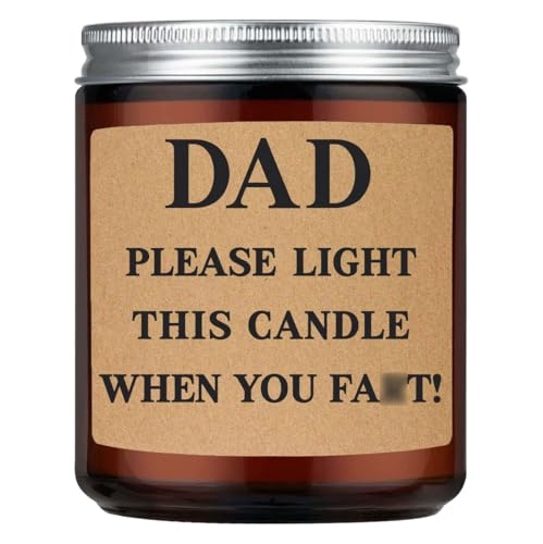 Fathers Day Dad Gifts from Daughter Son Christmas Birthday Gifts for Step Dads Father in Law Him Bonus Daddy Gift for Men Papa Grandpa Uncle Stepdad lavende Scented Candles