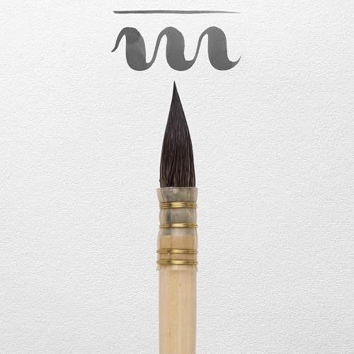 Tarens Rembrandt Watercolor Brush Series 135 Squirrel Hair Round No. 6 T909-135-06