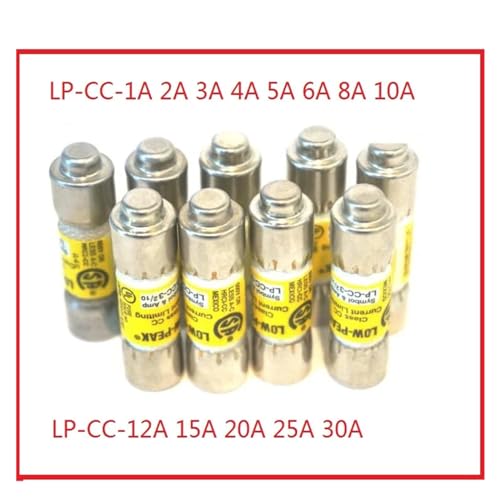Fusible LP-CC-7 protège contre les courts-circuits 7A 600VAC format 10X38mm