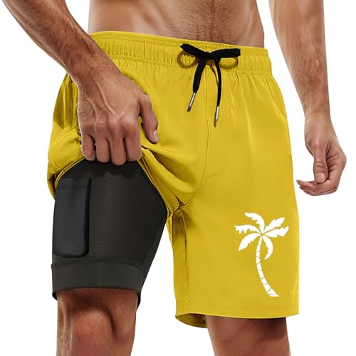 Short de bain court homme anti frottement idéal pour le fitness et la plage