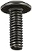 Small Parts 0808MPTB Steel Truss Head Machine Screw, Black Oxide Finish, Meets ASME B18.6.3, #2 Phillips, #8-32 Thread Size, 1/2