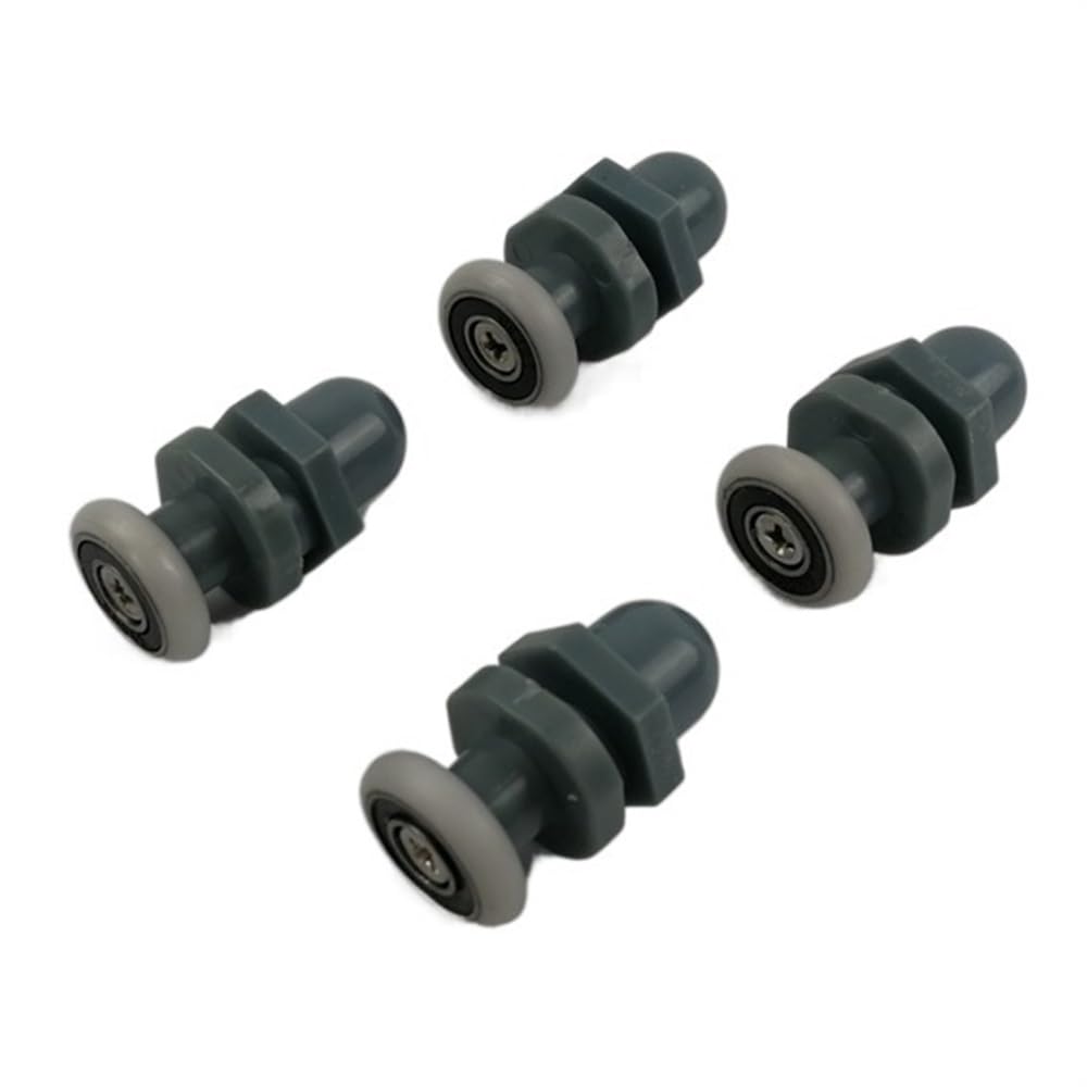 Shower Door Rollers 4pcs-8pcs/set Sliding Shower Door Nylon Runner/Rollers/Wheels/Pulley Diameter 19mm/23mm/25mm/27mm Room Cabin Accessories(4pcs,27mm)