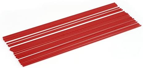 Du-Bro Antenna Tube Replacement with Cap, to Hold Everything in Place, for RC Trucks and Cars, 24-Pack, Red