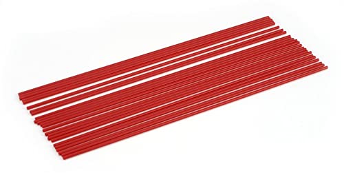 Du-Bro Antenna Tube Replacement With Cap, To Hold Everything In Place, For Rc Trucks And Cars, 24-Pack, Red #TOP2