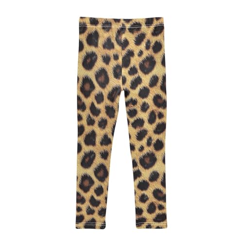 Leopard Skin Animal Print Girls Casual Leggings for Kids Printed Long Pant Bottoms Stretch and Soft2