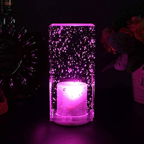 Luz de noche creativa y colorida: lámpara de mesa pequeña para decoración de cafeterías