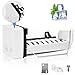Refrigerator/in-Freezer Ice Maker Compatible with Amana Admiral Maytag Whirlpool Icemaker, Replacement D7824706Q D7824703 D7824704 0311155 0312578 0312738 10549201 10563707