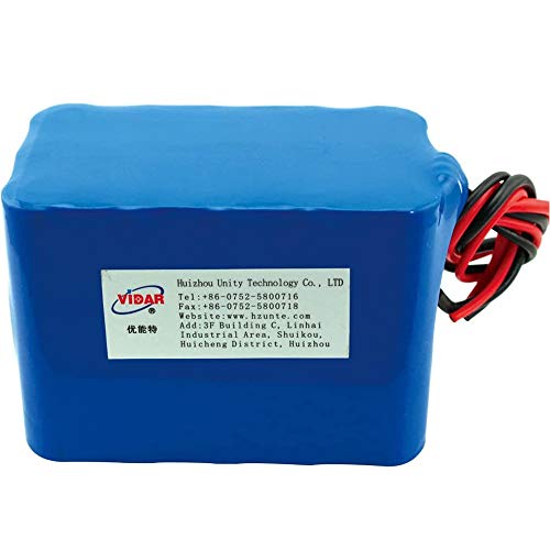 Rechargeable Lithium Ion Battery Pack - Vidar 12V 15000Mah High Capacity Li-Ion Battery Pack For Electronics,Toys,Lighting,Equipment #TOP4