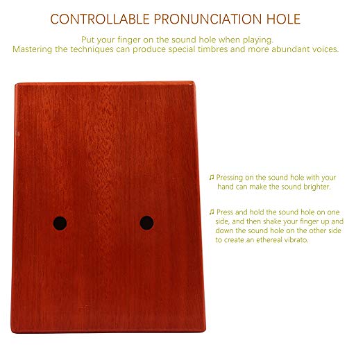 Flybiz 21 Clés Kalimba, Piano à Pouce Professionnel, Haute Qualité Doigt Instrument, Acajou de Haute Qualité, Marimba… - Les Beatles, Paul McCartney, John Lennon, RIngo Starr, George Harrison Flybiz 21 Clés Kalimba, Piano à Pouce Professionnel, Haute Qualité Doigt Instrument, Acajou de Haute Qualité, Marimba… – Image 4