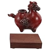 Compact et pourtant plein de caractère : organisez votre décoration avec ce mini vase en porcelaine chinoise, idéal pour les petits espaces tout en créant un point focal sur une étagère. vase décoratif en porcelaine, vase pour étagère de bureau, vase zodiacal en porcelaine