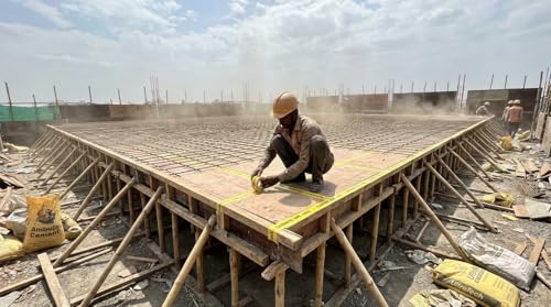 Image of (Pack Of 24 X 40 Meter Per Roll Shuttering Tape /Concrete tape /Bopp Tape Used In Slab For Construction Of Buildings & Multi Purpose Use (24, 40 Meter)