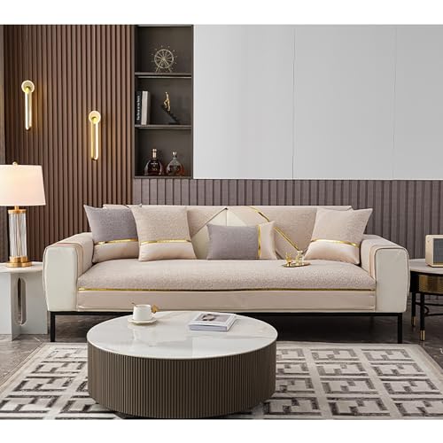 Housse de coussin en chenille antidérapante douce gris 45x45