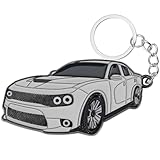 zuxiaoyaya for Charger Keychain Accessories-Fob Cover Cool Mods compatible with Dodge Charger SRT 392 Gray