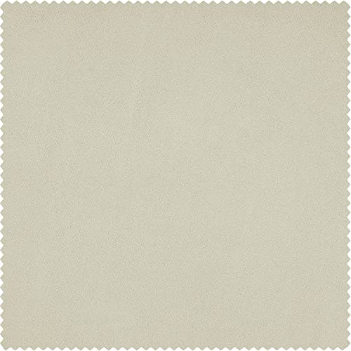 Image of HPD Half Price Drapes Cushion Cover 18 x 18 Heritage Plush Velvet - VPYC-198593-CC18PR - Pair, Au Lait Creme
