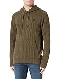 Schmal geschnitten ONLY & SONS Herren ONSKYLE REG Quilt Hoodie 3608 SWT Kapuzenpullover, Olive Night, S