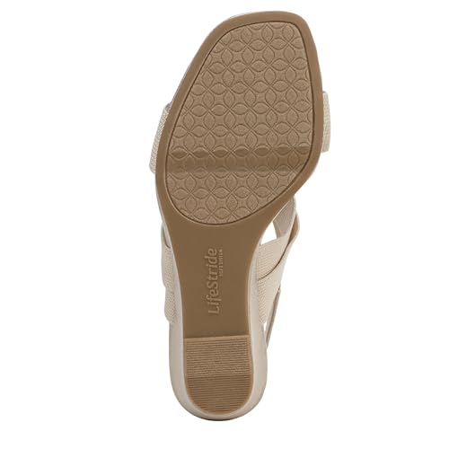 LifeStride Women's Sweet Wedge Sandal Platino Gold 9 W by LifeStride - Used condition - Image 5