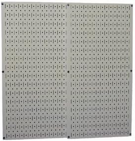 Wall Control 30-P-3232G Gray Metal Pegboard Pack