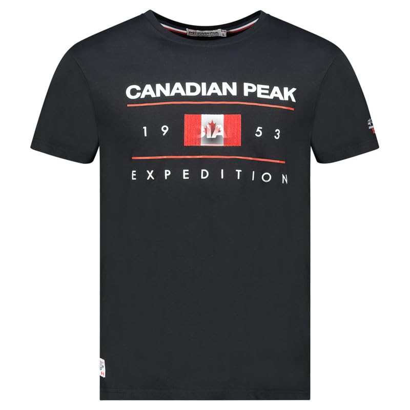 T-Shirt Homme Coton Col Rond Canadian Peak Jezoleak Casual