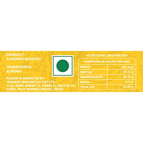 Image of Nature's Blend Almond Roasted Selected 500g Jar