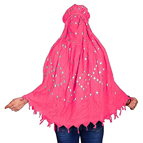 Image of Cotton Long Scarf Cum Mask Scarves Usable for Vehicle Driver | White Printed Design Fabric | Universal Size | Soft & Breathable Sun Protection | For Girl & Women
