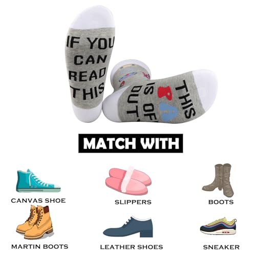 LEVLO 1 Pair Physician Assistant Hospital Socks This PA is Off Duty Medical Nurse Socks Physician Assistant Graduation Gift4