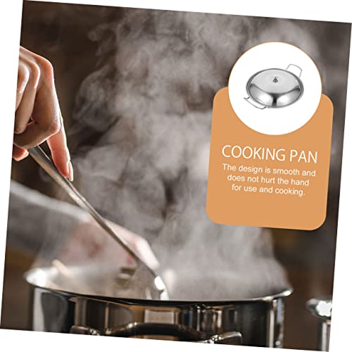 Sartén de Cocina de Acero Inoxidable con Tapa y Doble Asa miniatura 5