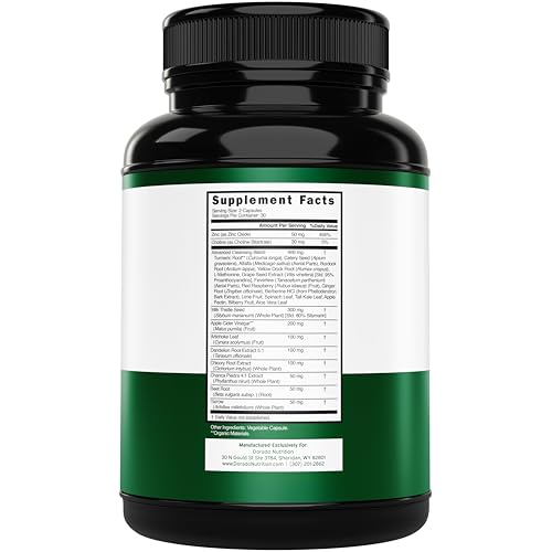 Liver Cleanse Detox & Repair (27 in 1 Formula - Milk Thistle, Dandelion Root, Turmeric, Artichoke Extract & More) - Detox Cleanse Supplement, Liver Support for Adults, Vegan - 60 Capsules - Image 3