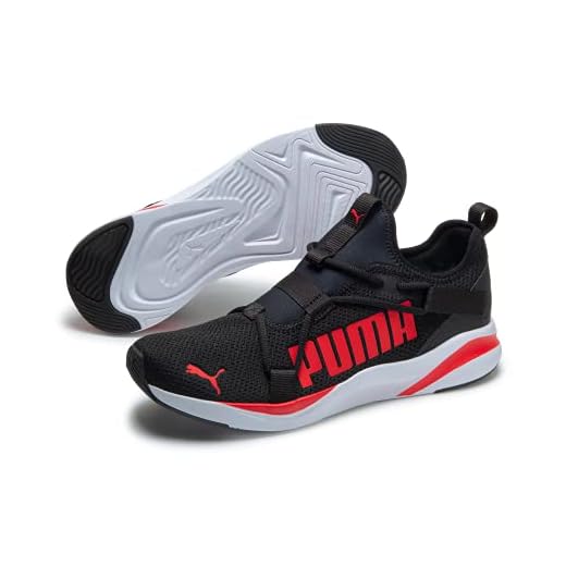 Tênis Sofrtide Rift Slip on Bold, Puma, Masculino, Preto/Branco/Vermelho, 40