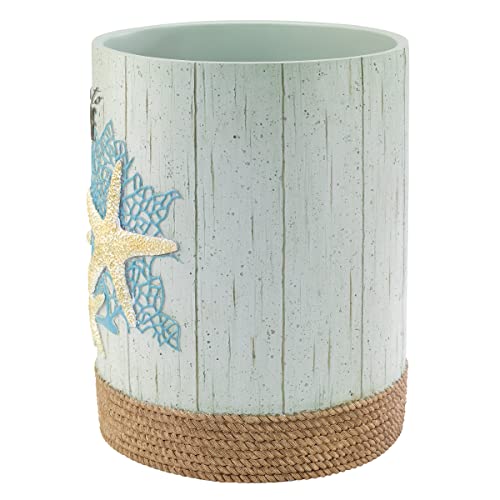 Avanti Linens - Waste Basket, Decorative Trash Can, Coastal Inspired Bathroom Decor (Beachcomber Collection) - Image 4