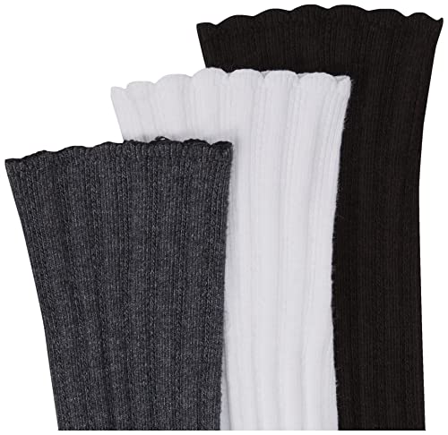 No Nonsense womens Scallop Pointelle Crew Sock3