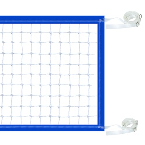 WUBOECE Pool Volleyball Net Replacement 15X3 Ft Extended Length 15Ft-26Ft Adjustable with Heavy Duty Steel Buckle Upgraded Waterproof & Durable Nylon Straps for Swimming (Net Only)