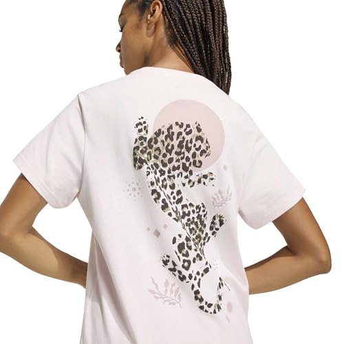 T-shirt graphique Adidas ample femme pour masquer les complexes avec style - 5