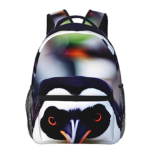 Regalo de vuelta a la escuela mochila de libros con dibujo de cerdo