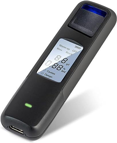 Image of S-80 Professional Breathalyzer, Non-Contact Alcohol Tester, Breath Tester LCD Screen Digital Alcohol Detector Portable Breath Checker Analyzer Breath Alcohol Tester
