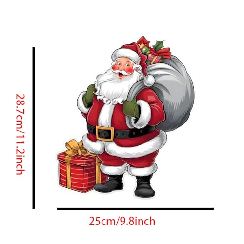 Vinilo Decorativo Santa Claus 11.2x9.8 in Removible miniatura 7