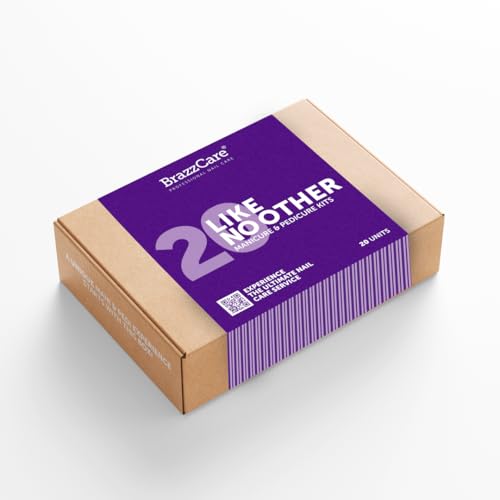 BrazzCare Starter Kit – 20 Kits de Manicura y...