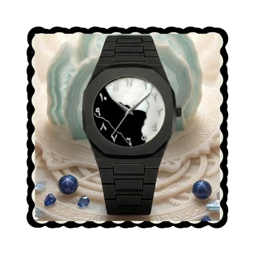 Image of PAPIO Men's Designer Analog Watch | Polycarbon Strap Wrist Watch | Arabic Dial Stylish Casual & Formal Watch for Men