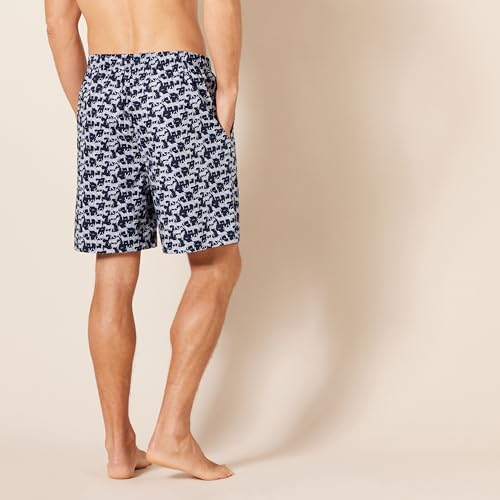 Image of Amazon Essentials Men's Lounge Sleepwear Pajama Bottom Shorts, Cotton Stretch Poplin