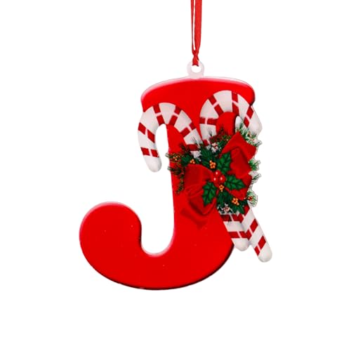 Weihnachtsbaumschmuck Buchstaben, 26 Buchstaben Personalisierter...