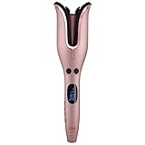 CHI Spin N Curl, Curling Iron For Healthy & Shiny Effortless Curls & Waves, Provides Preset Temperature Settings For Each Hair Texture, Rose Gold Rose Gold 1 Count (Pack of 1)