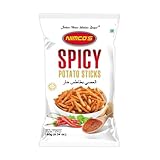 Nimco's Spicy Potato Sticks 6.34oz 180g (Pack of 2) Authentic Karachi Spicy Sticks by Nimco - Premium Quality Snack with Bold Flavors - Perfect Pakistani Snacking Experience