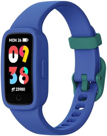 BIGGERFIVE Vigor 3 Kids Fitness Tracker Watch, AMOLED Screen, No App No Phone Needed, 3ATM Waterproof, Heart Rate and Sleep Monitor, Pedometer Watch, Sports Step Counter for Boys Girls Ages 5-15, Blue BIGGERFIVE Vigor 3 Kids Fitness Tracker Watch, AMOLED Screen, No App No Phone Needed, 3ATM Waterproof, Heart Rate and Sleep Monitor, Pedometer Watch, Sports Step Counter for Boys Girls Ages 5-15, Blue