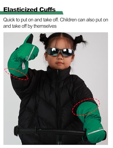 Manoplas de esquí impermeables para niños con Thinsulate 3M 6