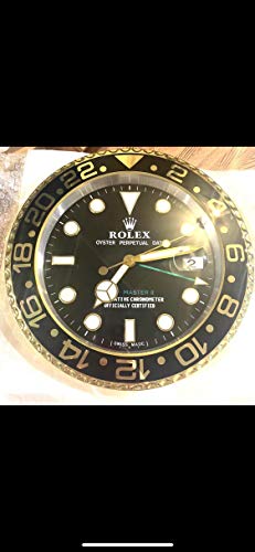 ROLEX GMT MASTER 2 OYSTER PERPETUAL DEALER DISPLAY WALL CLOCK