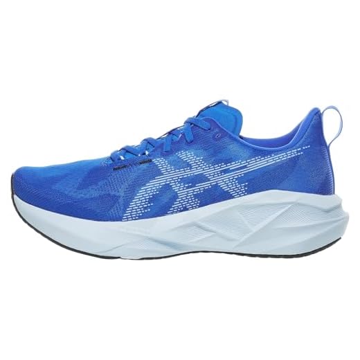 ASICS NOVABLAST 5 Tênis de corrida masculino, Azul ilusão/azul claro, 10 US