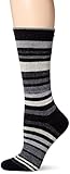 No Nonsense Women's Flat Knit Wool Stripe Boot Sock